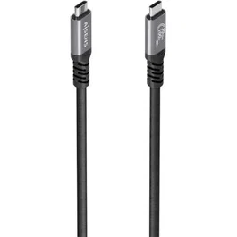 Aisens Cable USB 3.2 Gen2 Aluminio 10Gbps 8K@30Hz 100W, 5m, Negro